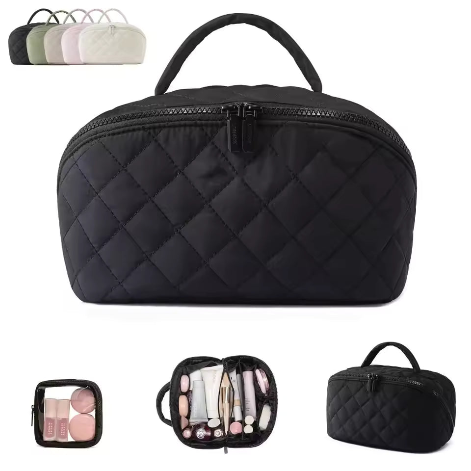 Large Capacity Puffer Makeup Bag