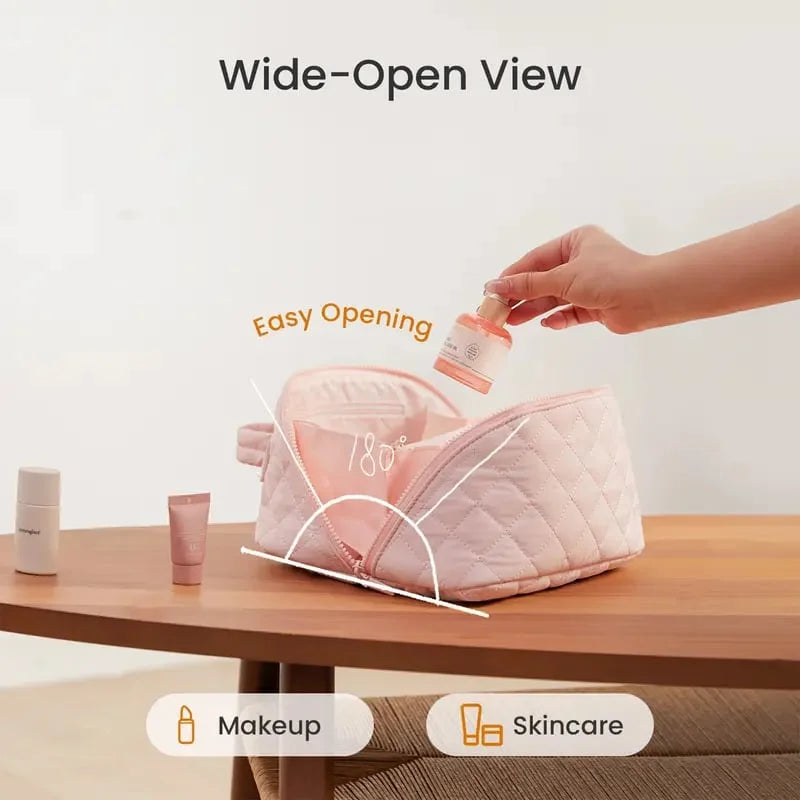 Large Capacity Puffer Makeup Bag