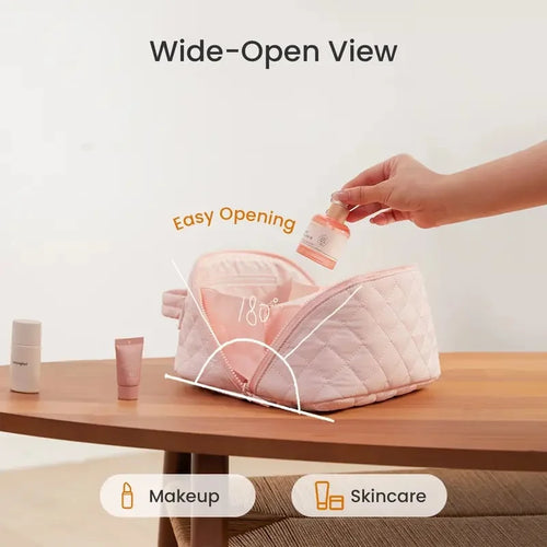 Large Capacity Puffer Makeup Bag