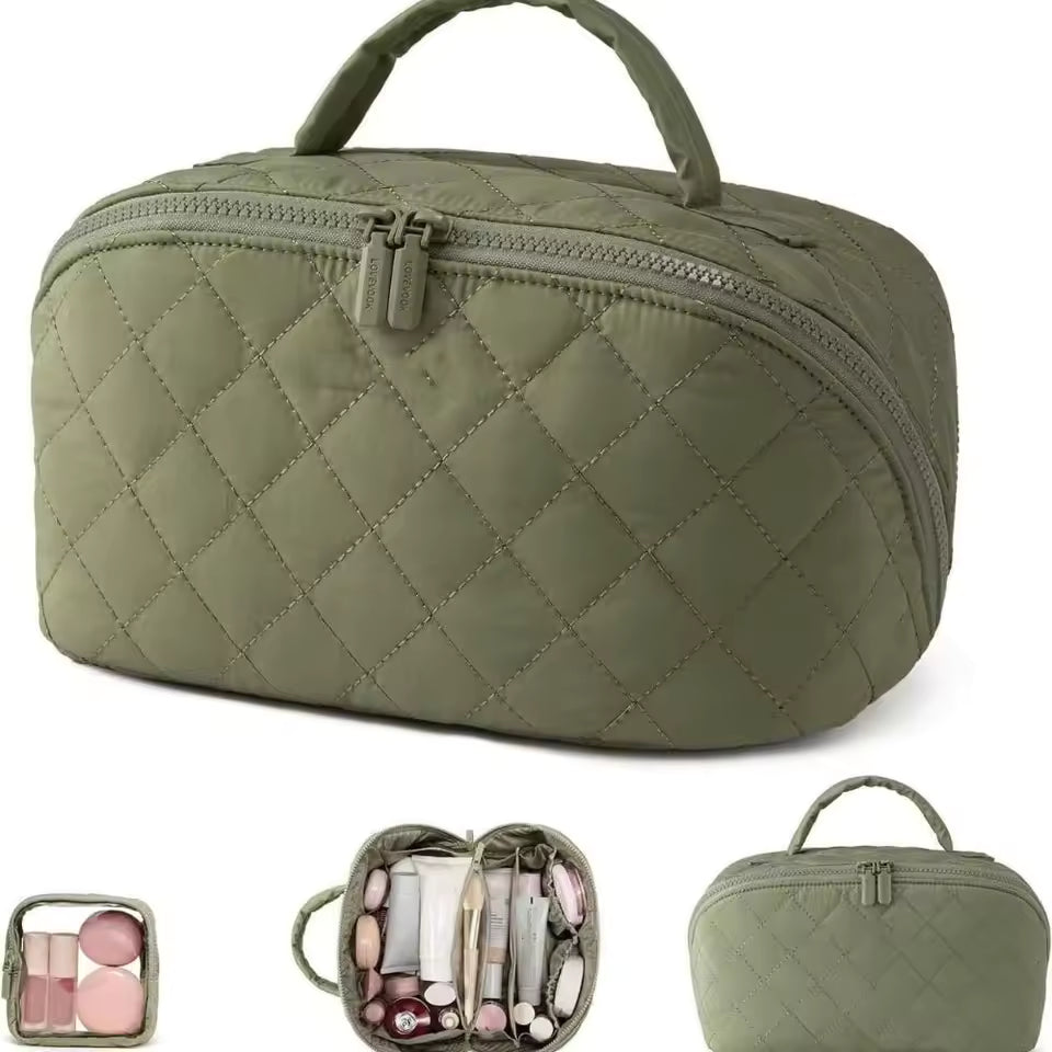 Large Capacity Puffer Makeup Bag
